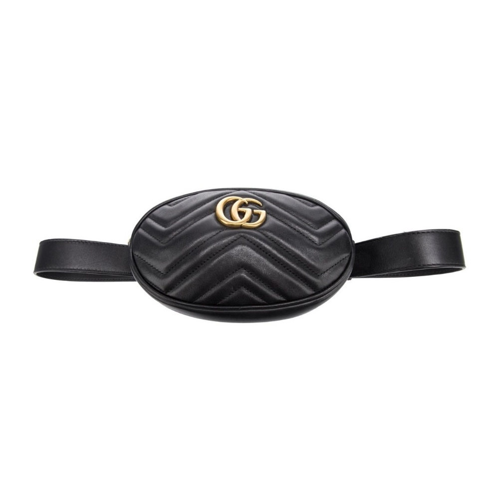 Gucci Marmont Black Belt Bag